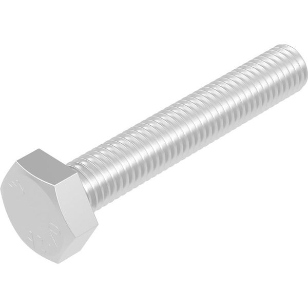 Vite A Testa Esagonale Seccaro M6 X 35 Mm, Acciaio Inox V2A Va A2, Din 933 / Iso 4017, Testa Esagonale, 20 Pezzi-image