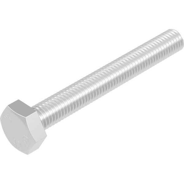 Vite A Testa Esagonale Seccaro M5 X 40 Mm, Acciaio Inox V2A Va A2, Din 933 / Iso 4017, Testa Esagonale, 20 Pezzi-image