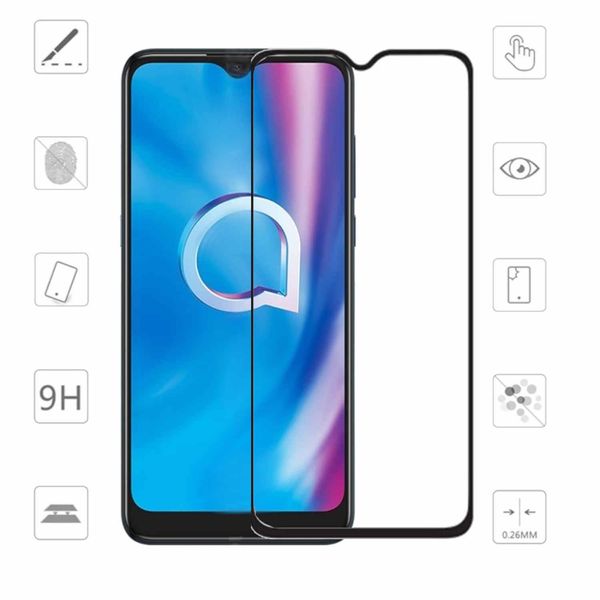 Per Motorola Moto E22 2X 3D Display Pieno Lcd H9 Vetro Temperato Armatura Laterale-image