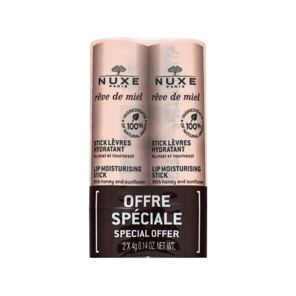 Nuxe RêVe De Miel Balsamo Idratante Per Labbra Stick Idratante Per Labbra 2 X 4 G-image