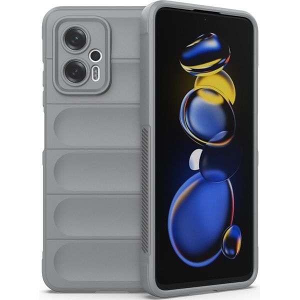 Google Pixel 7 Pro Custodia, Custodia Protettiva In Silicone Tpu Morbido Antiurto Per Google Pixel 7 Pro Grigio-image
