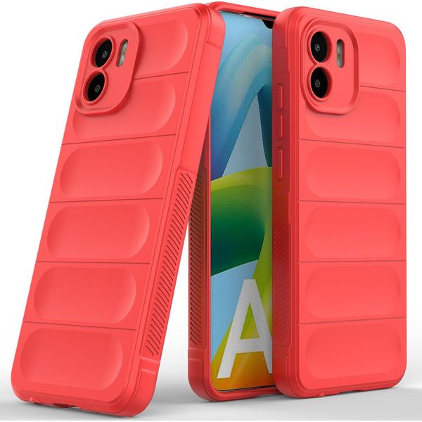 Xiaomi Redmi A1 Custodia, Custodia Protettiva In Silicone Tpu Morbido Antiurto Per Xiaomi Redmi A1 Rosso-image
