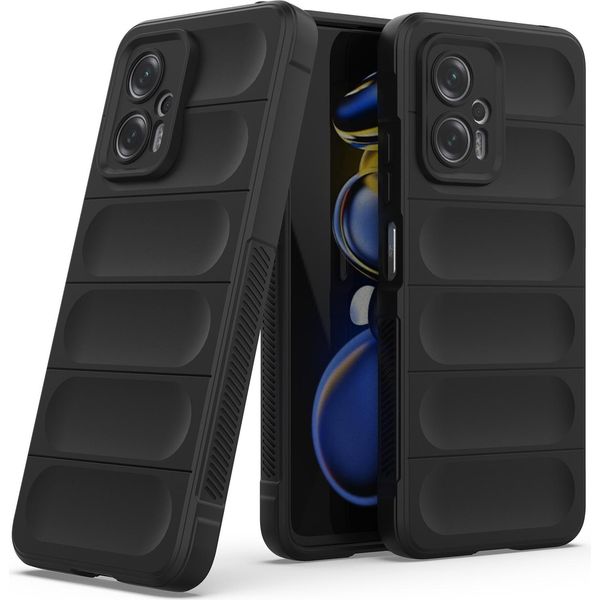 Custodia Google Pixel 7 Pro, Custodia Protettiva In Silicone Tpu Morbido Antiurto Per Google Pixel 7 Pro Nero-image