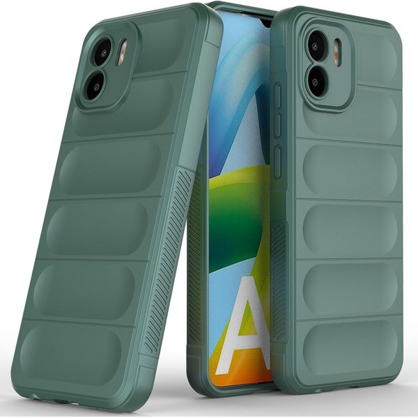 Custodia Xiaomi Redmi A1, Custodia Protettiva In Silicone Tpu Morbido Antiurto Per Xiaomi Redmi A1 Verde-image