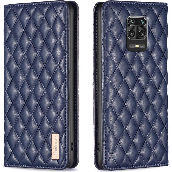 Redmi Note 9 Pro Case, Elegante Bookstyle Flip Custodia In Pelle Con Supporto Per Xiaomi Redmi Note 9 Pro Max /Note 9 Pro /Note 9S Blue-image