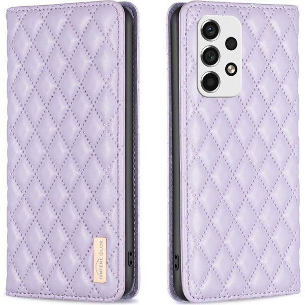 Custodia Galaxy A53 5G, Elegante Custodia A Libro In Pelle Con Supporto Per Samsung Galaxy A53 5G Viola-image