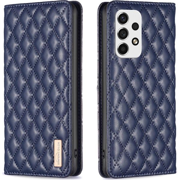 Custodia Galaxy A53 5G, Elegante Custodia In Pelle Flip Portacarte Con Supporto Per Samsung Galaxy A53 5G Blu-image