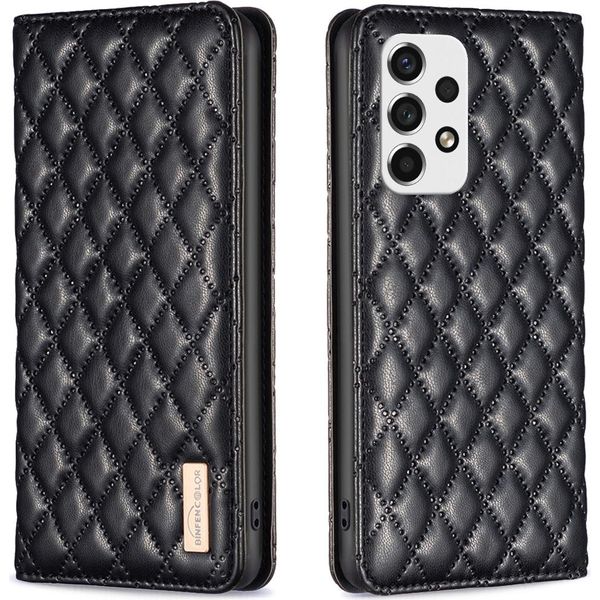 Custodia Galaxy A53 5G, Elegante Custodia In Pelle Flip Portacarte Con Supporto Per Samsung Galaxy A53 5G Nero-image