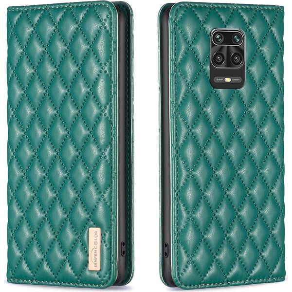 Redmi Note 9 Pro Case, Elegante Bookstyle Flip Custodia In Pelle Con Supporto Per Xiaomi Redmi Note 9 Pro Max /Note 9 Pro /Note 9S Verde-image