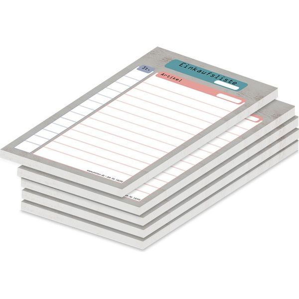 Lista Della Spesa Pricaro "Registro"", A6, 5 Pezzi"-image