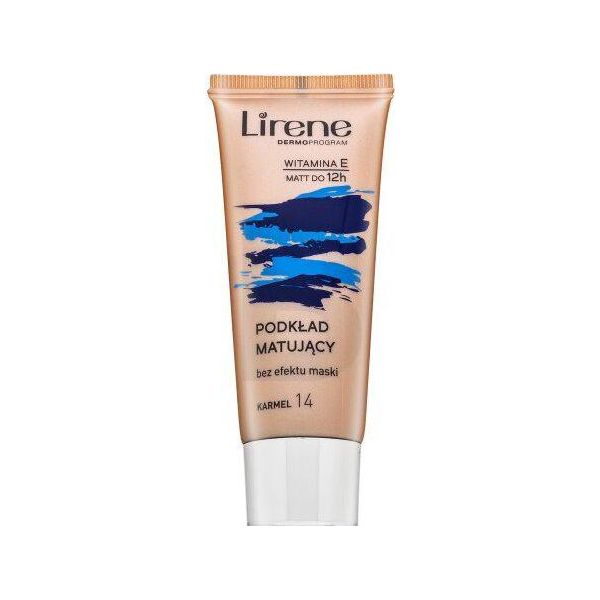 Lirene Nature Matte Fluido 14 Caramello Make-Up - Fluido Ad Effetto Opacizzante 30 Ml-image