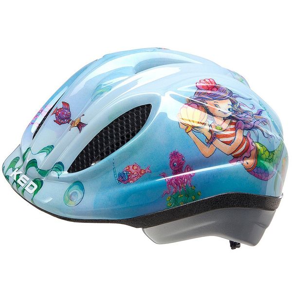 Ked Meggy Ii Originals | Casco Da Bicicletta Per Bambini Rete Di Protezione Dagli Insetti Luce Posteriore A Led Integrata Tecnologia Maxshell Nella Nixe 46-51 (S)-image