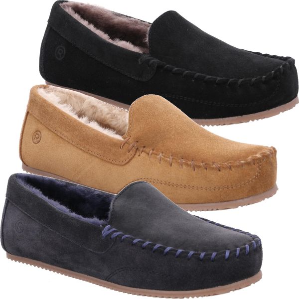 Pantofola Chiusa Rohde Da Donna In Pelle Con Fodera Calda Arosa 7042, Misura:41 Eu, Colore:Nero-image