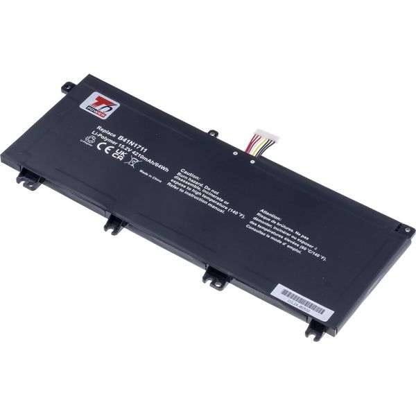Batteria T6 Power Per Asus Rog Strix GL503GE, Li-Poly, 15,2 V, 4210 Mah (64 Wh), Nero-image