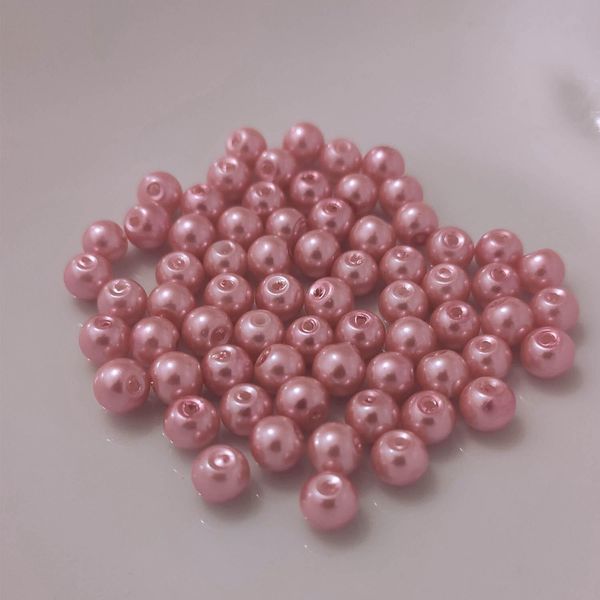 Perle Di Vetro - Tipo "Rotondo"" - 12 G - 2 Mm - Oro Rosa Chiaro"-image