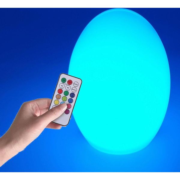 Palla Led Multifunzionale Da 19 Cm Con Telecomando - Diversi Colori-image