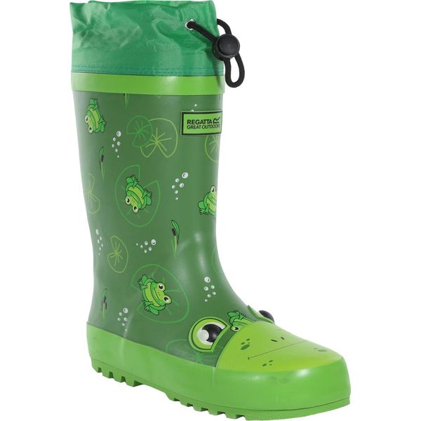 Regatta - Stivali Di Gomma Per Bambini "Mudplay Jnr"", Rana RG7811 (31 Eu) (Verde Rana)"-image