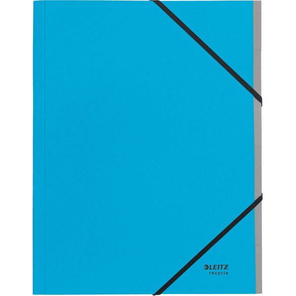 Leitz 3914-00-35 3914 Cartella Organizer Recycle - A4, 6 Scomparti, Cartone (Rc), Neutrale Dal Punto Di Vista Climatico, Blu-image