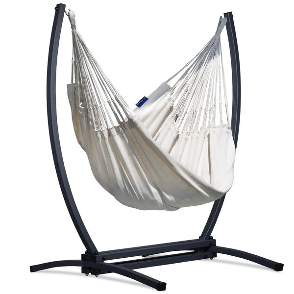 Sedia Pensile Potenza 140X180 Sedia Pensile Altalena Tessile Sedile Pensile Con Telaio Gazela I Telaio Amaca Telaio Sedia Pensile Max 160Kg-image