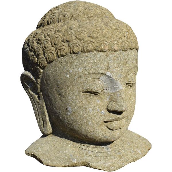 Busto Di Figura Di Buddha Barasat 30 X 35 X 80 Cm-image