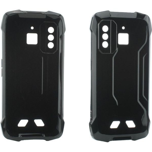 Caseroxx Cover Protettiva In Tpu Compatibile Con Cubot King Kong 6, Custodia In Gomma Per Cellulare Nera-image