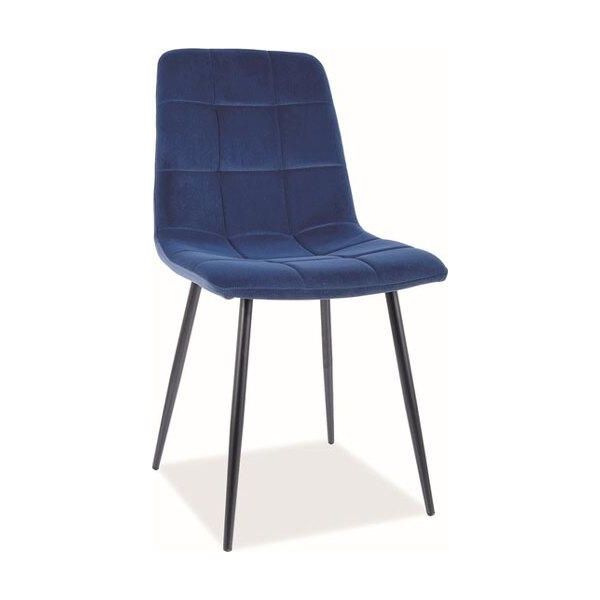 Set Di Sedie Da Pranzo Mila Blu Navy Set Di 4 Sedie Da Cucina-image