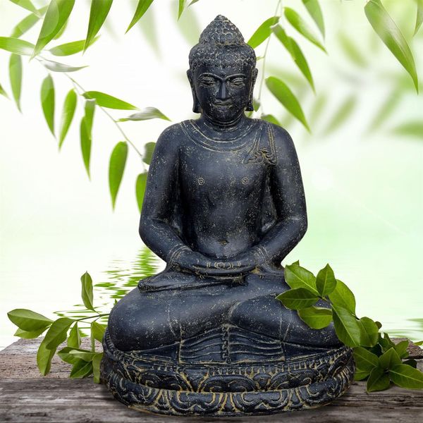 Figura Di Buddha Kalyan Dhyana Mudra 44 X 55 X 80 Cm-image