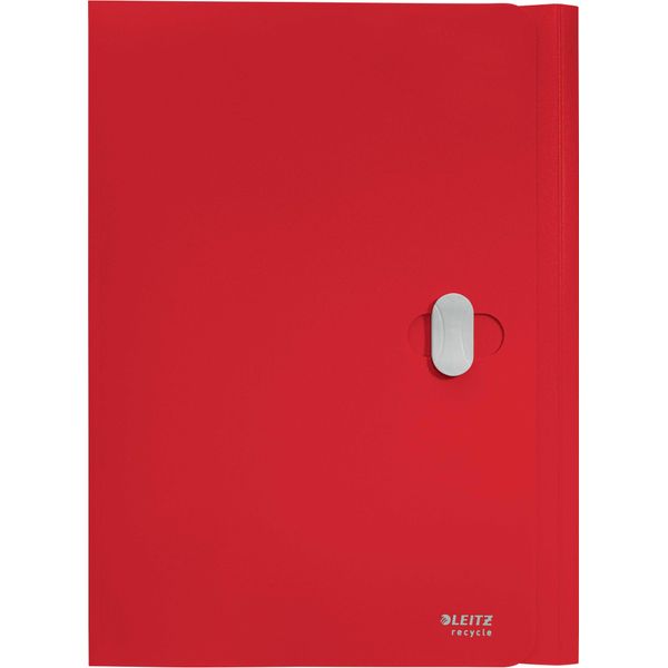 Leitz 4622-00-25 4622 Cartella Portadocumenti Recycle - A4, Pp, Clima Neutro, Rosso-image