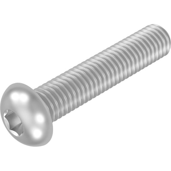 Seccaro Vite A Testa Piatta M6 X 30 Mm, Acciaio Inox V2A Va A2, Iso 7380, Esagono Incassato, 20 Pezzi-image
