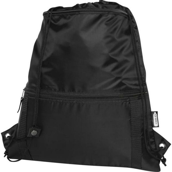 Bullet - Borsa Da Ginnastica "Adventure"", Materiale Riciclato PF4015 (Taglia Unica) (Nero)"-image