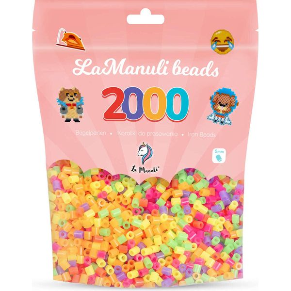 La Manuli 2000 Midi Iron-On Perline Neon Ø 5 Mm Perline-image