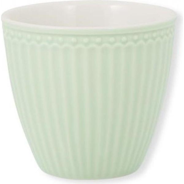 Greengate Mini Latte Cup Mug Alice Pale Green Green Everyday Ta 7X7 Cm-image