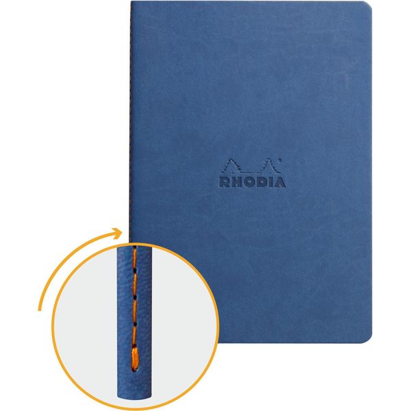 Rhodia 116408C Taccuino Rhodia Rhodiarama, Din A5, Foderato, Blu Zaffiro-image