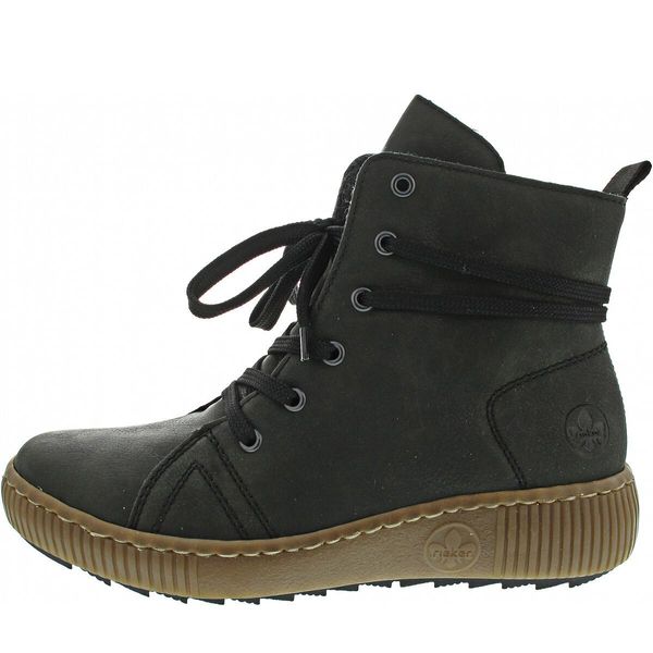 Rieker Scarpe Da Donna Stivali Stringati Verde Tempo Libero, Numero Di Scarpe: 39 Eu-image