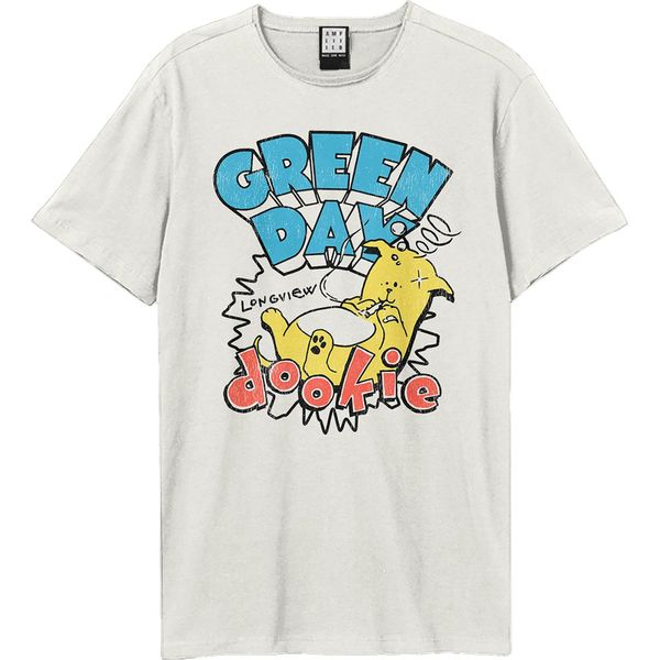 Amplified - Maglietta "Dookie Longview"" Per Uomo/Donna Unisex GD1940 (S) (Bianco Sporco)"-image