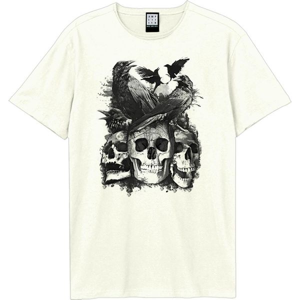 Amplified - Maglietta Uomo/Donna Unisex GD1995 (Xs) (Bianco Sporco)-image