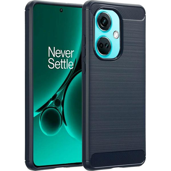 Oneplus North Ce 3 Cover - Silicone - Imoshion Custodia Morbida/Copertura Posteriore - Blu Scuro-image