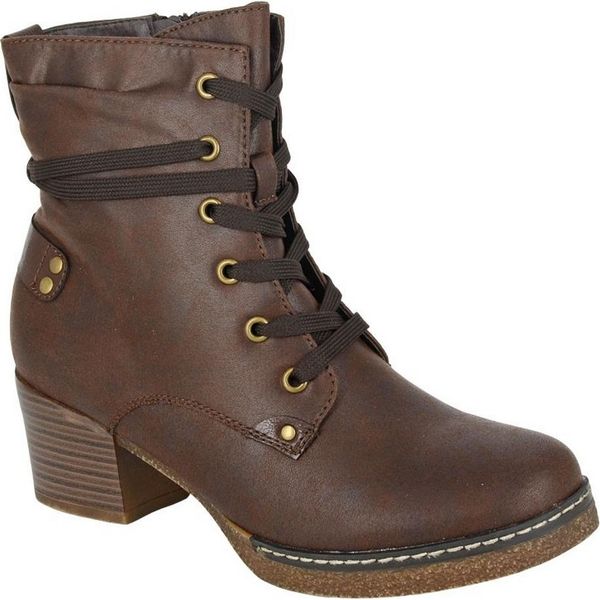 Cipriata - Stivaletti Donna "Aleandra"" DF2491 (38 Eu) (Marrone Scuro)"-image