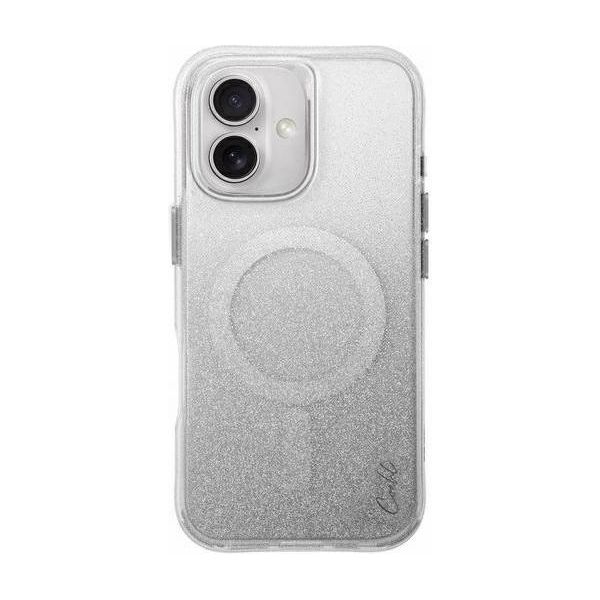 Uniq Etui Coehl Lumino Iphone 16 6.1 Ricarica Magnetica Srebrny/Argento Brillante-image