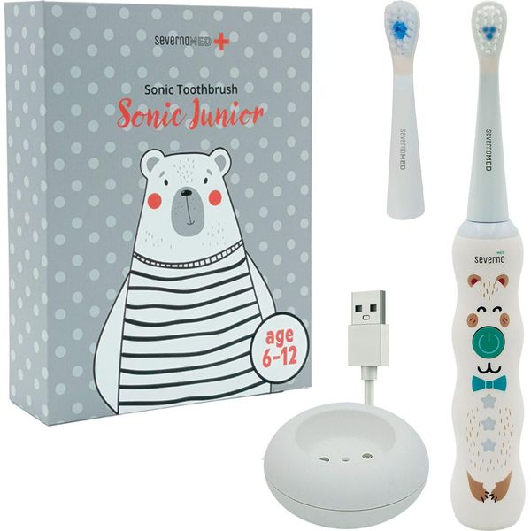 Spazzolino Elettrico Sonico Per Bambini 6-12 Anni Sonic Junior + 2 Punte-image