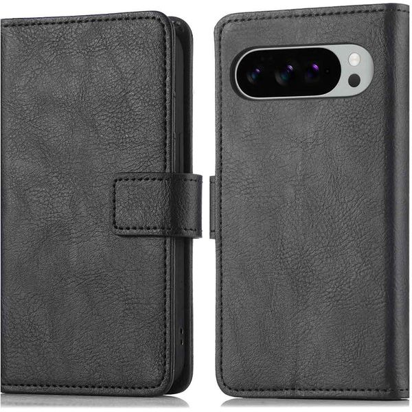 Custodia Per Cellulare Imoshion Per Google Pixel 10 Pro Xl - Flip Cover Libreria Flip - Nero-image