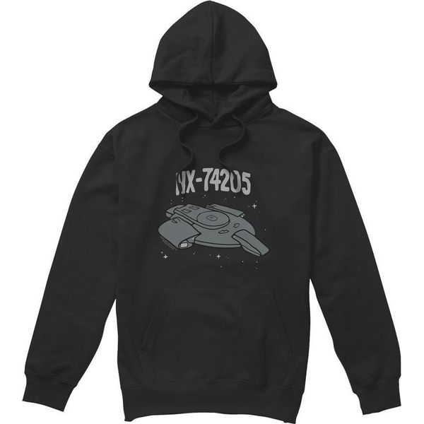 Star Trek - Felpa Con Cappuccio "The Defiant"" Da Uomo TV8255 (S) (Nero)"-image