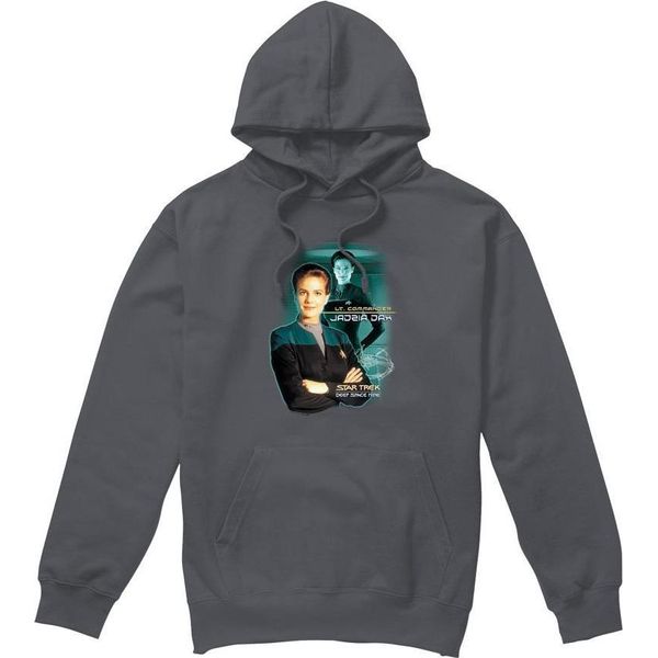 Star Trek - Felpa Con Cappuccio Da Uomo TV8376 (S) (Charcoal)-image