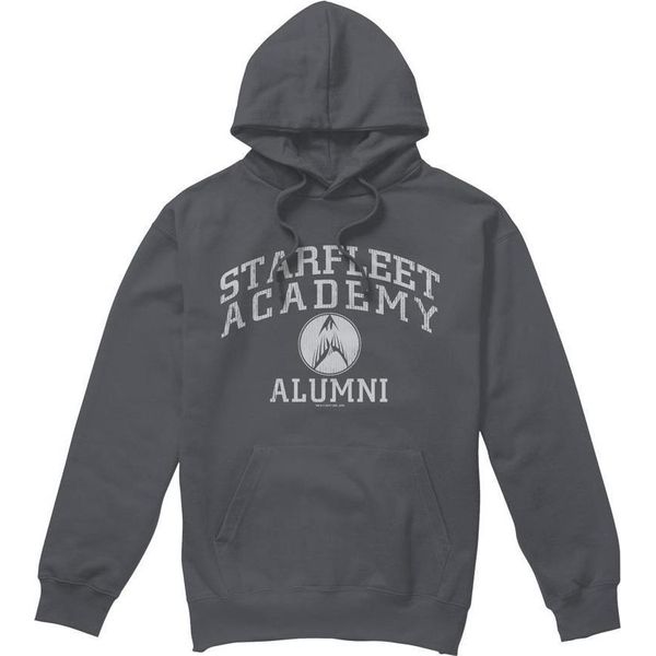 Star Trek - Felpa Con Cappuccio "Alumni"" Da Uomo TV8450 (Xxl) (Carbone)"-image