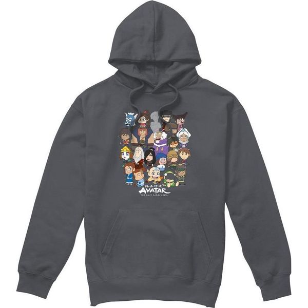Avatar: The Last Airbender - Felpa Con Cappuccio Da Uomo TV8753 (S) (Charcoal)-image