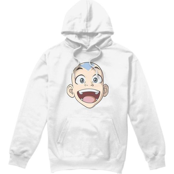 Avatar: The Last Airbender - Felpa Con Cappuccio Da Uomo TV8881 (Xl) (Bianco)-image