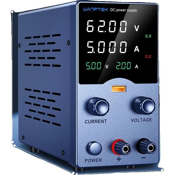 Alimentatore Dc, Tensione Regolabile, Corrente Regolabile, Design Compatto, GA605L 62V 5A-image