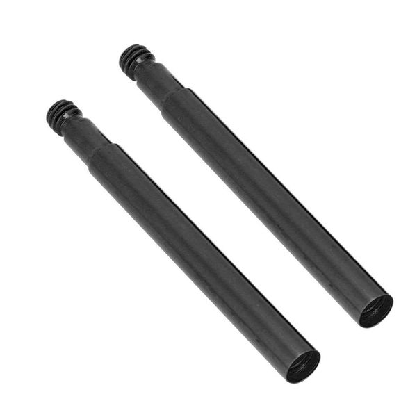 Prolunga Per Valvola Presta, 60 Mm, 2 Pezzi, Nera, Per Pneumatici Da Bicicletta, Attacco Valvola-image