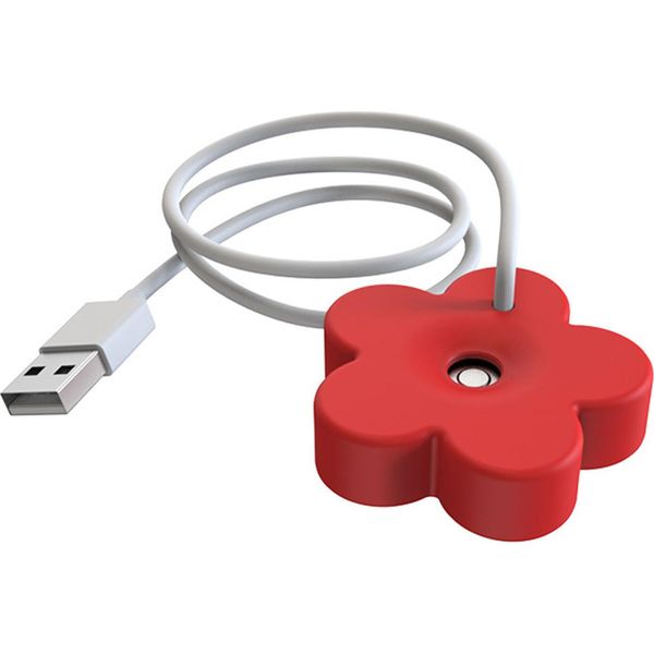 Mini Umidificatore Usb Da Tavolo Portatile Ad Ultrasuoni Nebulizzatore Umidificatore Per La Casa Rosso-image