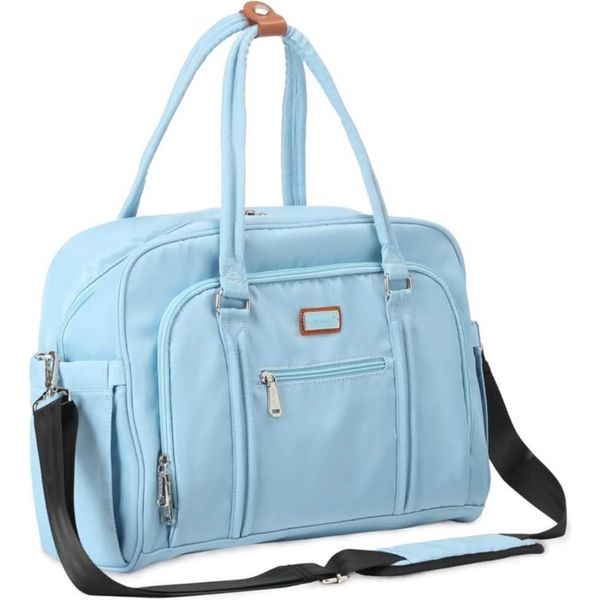 Borsa Fasciatoio Welavila, Borsa Fasciatoio Da Viaggio Unisex, Elegante Con Fasciatoio, Tasche Isolate, Blu Bambino-image